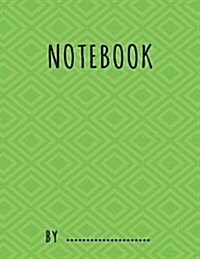 Notebook: The Blank Book White Paper with Line for Writing Journal Diary Perfect Gift 8.5x11 120 Pages (Blank Books for Kids t (Paperback)