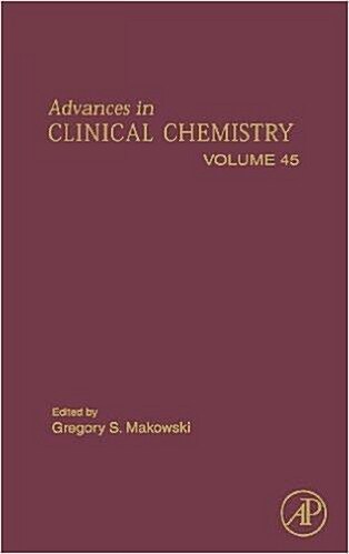 [중고] Advances in Clinical Chemistry (Hardcover)