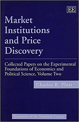 [중고] Market Institutions and Price Discovery (Hardcover)