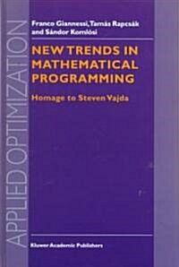 [중고] New Trends in Mathematical Programming: Homage to Steven Vajda (Paperback)