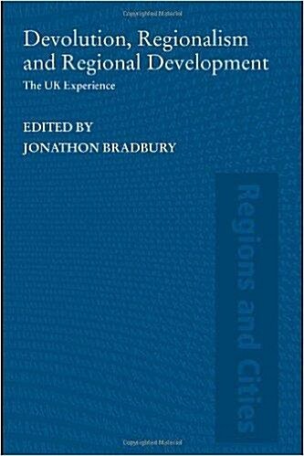 [중고] Devolution, Regionalism and Regional Development : the UK Experience (Hardcover)