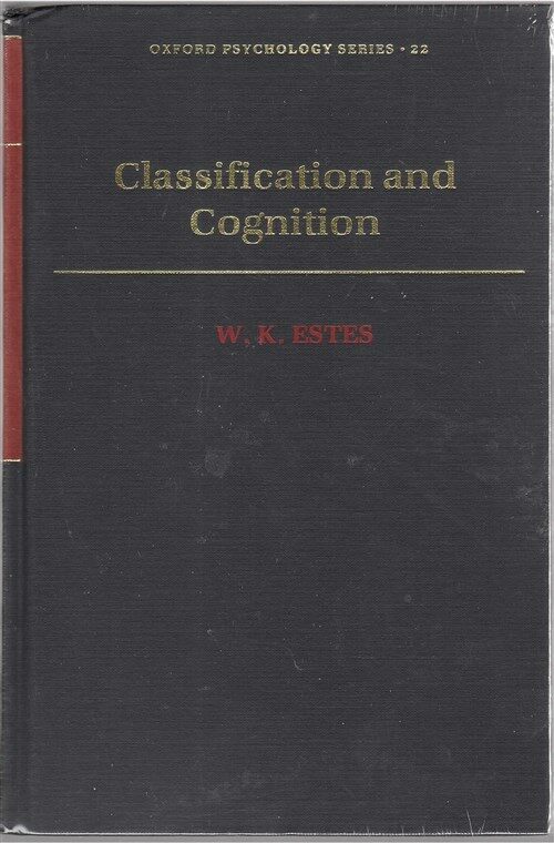 [중고] Classification and Cognition (Hardcover)