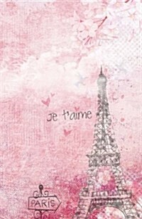Paris Journal: Lined Notebook for Women, Teens, Girls, Blank, Lined, Eiffel Tower Notebook (Paperback)