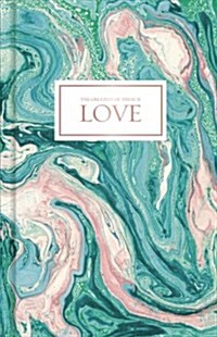 Love-pink and Teal Marble, Journal (Hardcover, JOU)