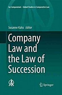 Company Law and the Law of Succession (Paperback, Softcover Repri)