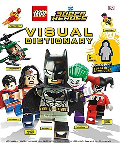 Lego DC Comics Super Heroes Visual Dictionary: With Exclusive Yellow Lantern Batman Minifigure [With Toy] (Hardcover)