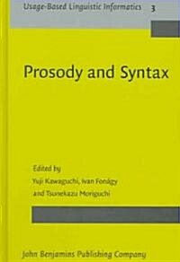 Prosody And Syntax (Hardcover)