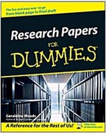 Research Papers for Dummies (Paperback)