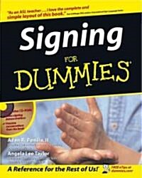Signing for Dummies (Paperback, CD-ROM)