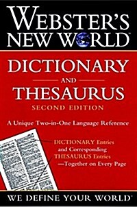[중고] Websters New World Dictionary and Thesaurus, 2nd Edition (Paper Edition) (Paperback, 2)