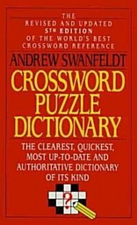 Crossword Puzzle Dictionary (Mass Market Paperback, 5)