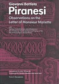 Observations on the Letter of Monsieur Mariette (Paperback)
