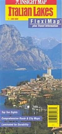 Italian Lakes Insight Flexi Map (Paperback, FOL, POC, MA)