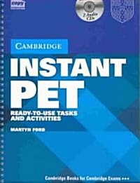 Instant PET Book and Audio CD Pack : Ready-to-Use Tasks and Activities (Package)