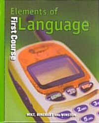 Holt Elements of Language: Student Edition Grade 7 2001 (Hardcover, Student)