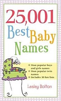 25,001 Best Baby Names (Paperback)