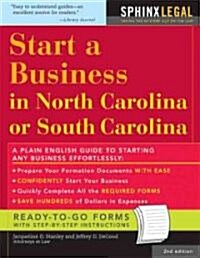 Start a Business in North Carolina or South Carolina (Paperback, 2)