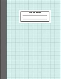 Graph Paper Notebook: 1/2 Inch Squares: 100 Pagess Large Print 8.5x11 (Composition Books) (Paperback)