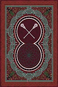 Monogram Lacrosse Journal: Blank Notebook Diary Log (Paperback)