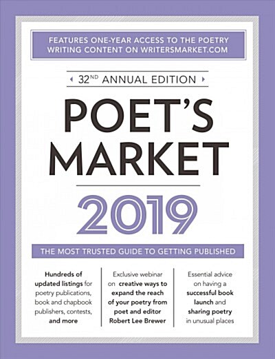 Poets Market 2019: The Most Trusted Guide for Publishing Poetry (Paperback)