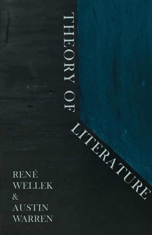 Theory of Literature (Paperback)