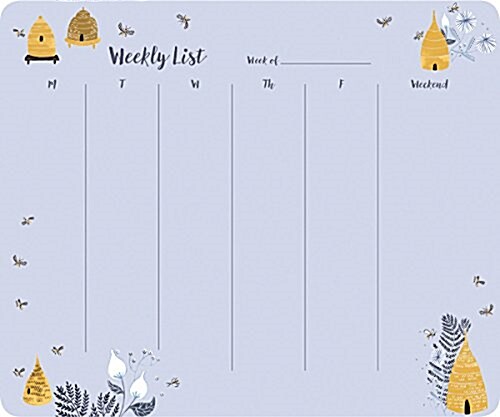 Garden Bee Weekly To-Do Pad (Other)