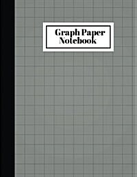 Graph Paper Notebook: 1/2 Inch Squares: 100 Pagess Large Print 8.5x11 (Paperback)