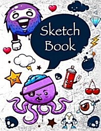 Sketch Book: Blank Drawing Book 120 Pages, 8.5 x 11 Large Sketchbook Journal White Paper (Paperback)