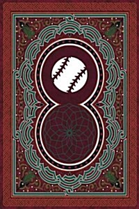 Monogram Baseball Journal: Blank Notebook Diary Log (Paperback)
