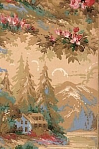Journal: Antique Wallpaper Design Cover - Lined Notebook - Composition Book - 6 X 9 Ruled Paper Journal - 100 Pages (Paperback)