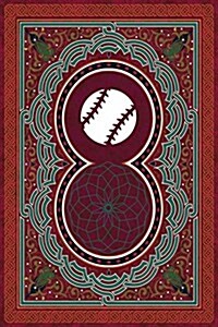 Monogram Baseball Notebook: Blank Journal Diary Log (Paperback)