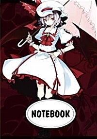 Notebook: Dot-Grid, Graph Grid, Lined, Blank Paper: Anime girl 10: Journal Diary, 110 pages, 7 x 10 (Notebook Journal) (Paperback)