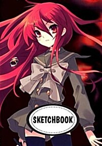 Sketchbook: Anime Girl 09: 110 Pages of 7 X 10 Blank Paper for Drawing (Sketchbooks) (Paperback)