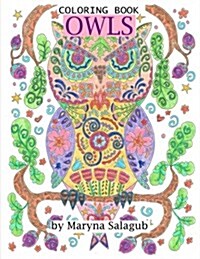 Owls Coloring Book (Paperback)