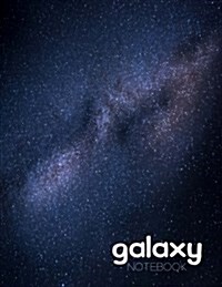 Galaxy Notebook: Galaxy World, 8.5x11 Large Print 100 Pages (Paperback)