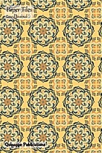 Paper Tiles Lined Journal: Medium Lined Journaling Notebook, Paper Tiles Sahara Sandstorm Cover, 6x9, 130 Pages (Paperback)
