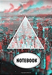 Notebook: Dot-Grid, Graph Grid, Lined, Blank Paper: Triangle: Journal Diary, 110 pages, 7 x 10 (Notebook Journal) (Paperback)