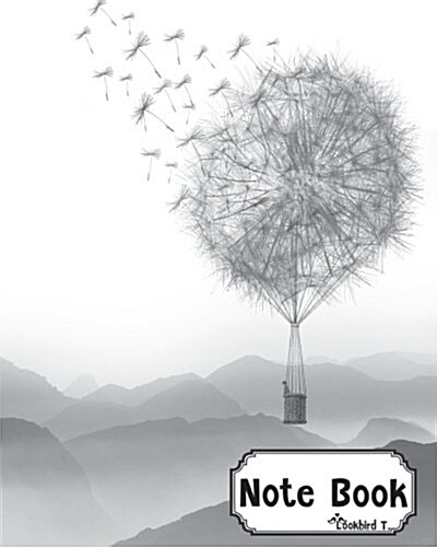 Notebook: dandelion 2: Notebook Journal Diary, 120 Lined pages, 8 x 10 (Paperback)