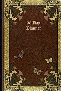 Thistle 90 Day Inspirational Planner: Undated 6x9 - 150 Pages Illustrated Personal Journal (Paperback)