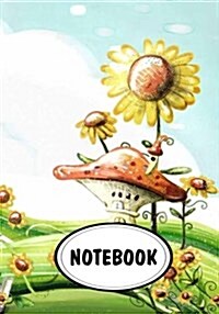 Notebook: Dot-Grid, Graph Grid, Lined, Blank Paper: Painting sunflower: Journal Diary, 110 pages, 7 x 10 (Notebook Journal) (Paperback)