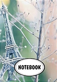 Notebook: Dot-Grid, Graph Grid, Lined, Blank Paper: Eiffel Souvenir: Journal Diary, 110 Pages, 7 X 10 (Notebook Journal) (Paperback)