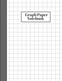 Graph Paper Notebook: 1/2 Inch Squares: 100 Pagess Large Print 8.5x11 (Paperback)