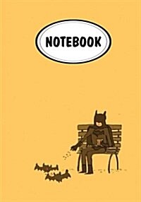 Notebook: Dot-Grid, Graph Grid, Lined, Blank Paper: Batman: Journal Diary, 110 pages, 7 x 10 (Notebook Journal) (Paperback)