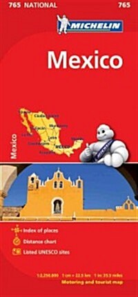 Michelin Map Mexico 765 (Folded, 2)