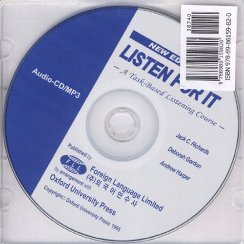 [CD] New Listen for it - CD 1장