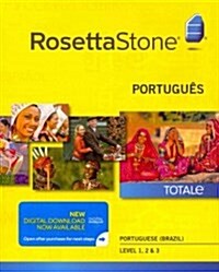 Rosetta Stone Portuguese Brazil Level 1,2 & 3 (CD-ROM, 4th, PCK)