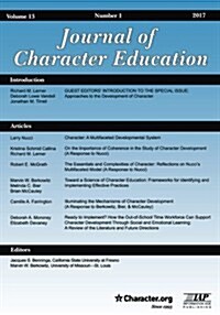 Journal of Character Education Volume 13 Issue 1 2017 (Paperback)