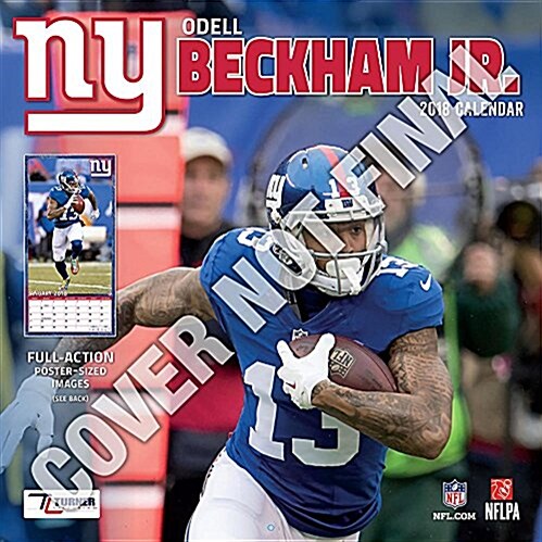New York Giants Odell Beckham, Jr. 2019 12x12 Player Wall Calendar (Wall)