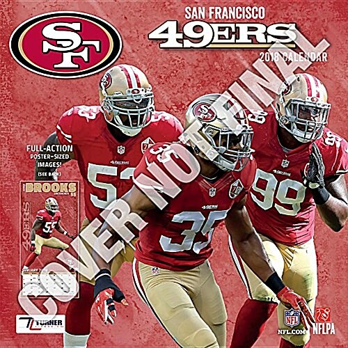 San Francisco 49ers 2019 12x12 Team Wall Calendar (Wall)