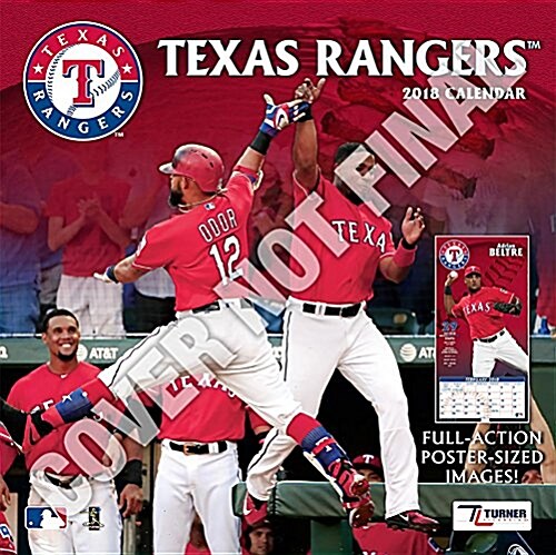 Texas Rangers 2019 12x12 Team Wall Calendar (Wall)